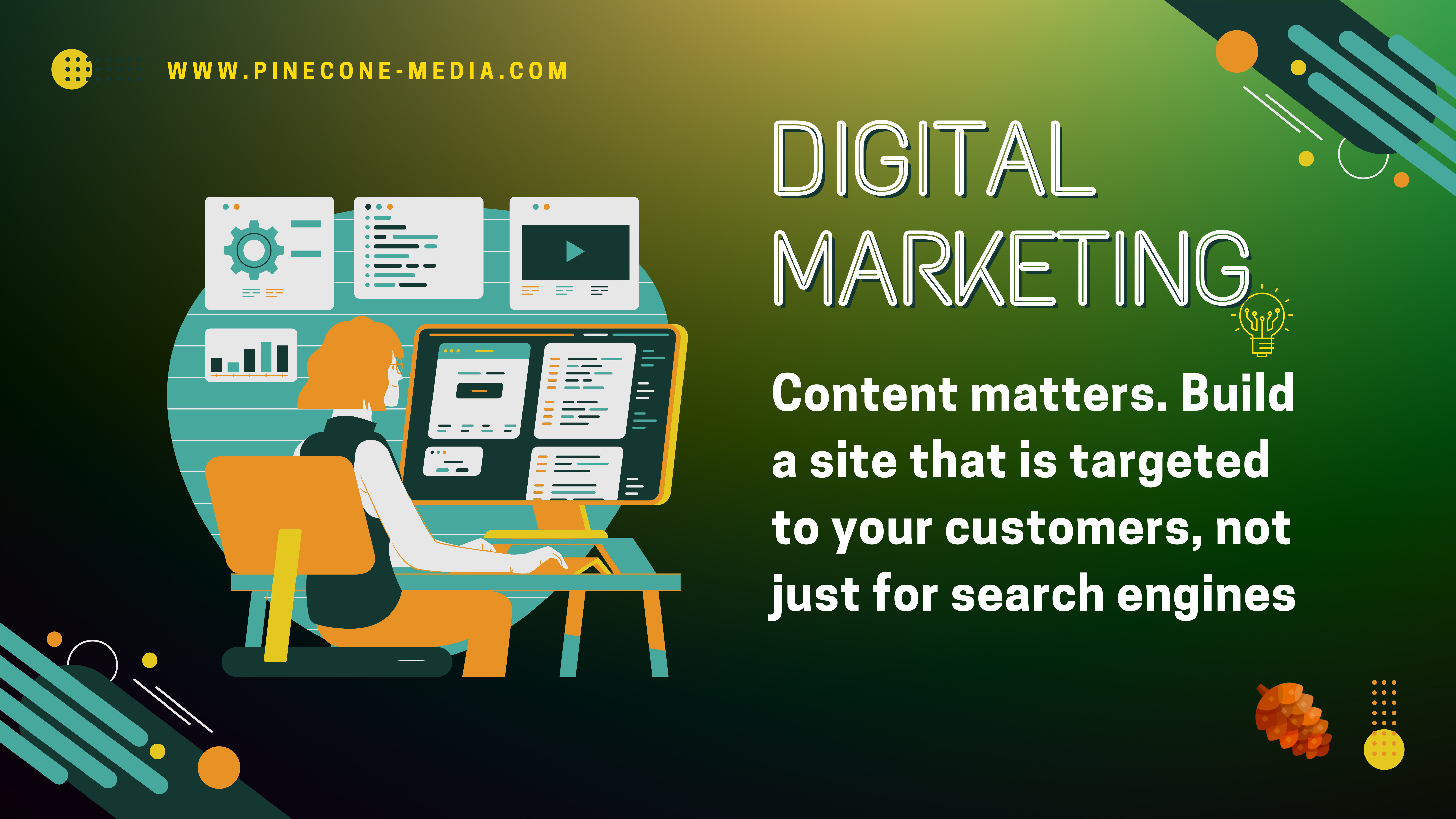 Read more about the article Content matters. Build a site that is targeted to your customers, not just for search engines